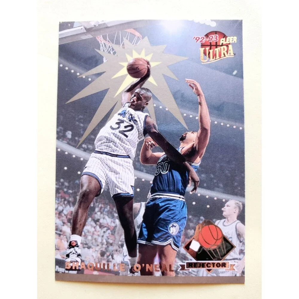 1992-93 Fleer Ultra Shaquille O'Neal Rejector Rookie Card #4 Shaq Orlando Magic